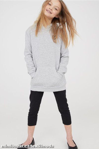 3/4 LEGÍNY ZN. H&M varianta ČERNÁ > 10 - 11let 146