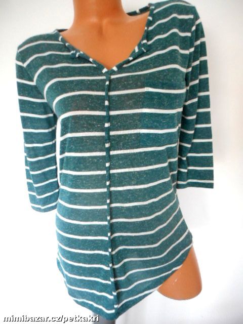 proužkaté dámské tričko uk 10