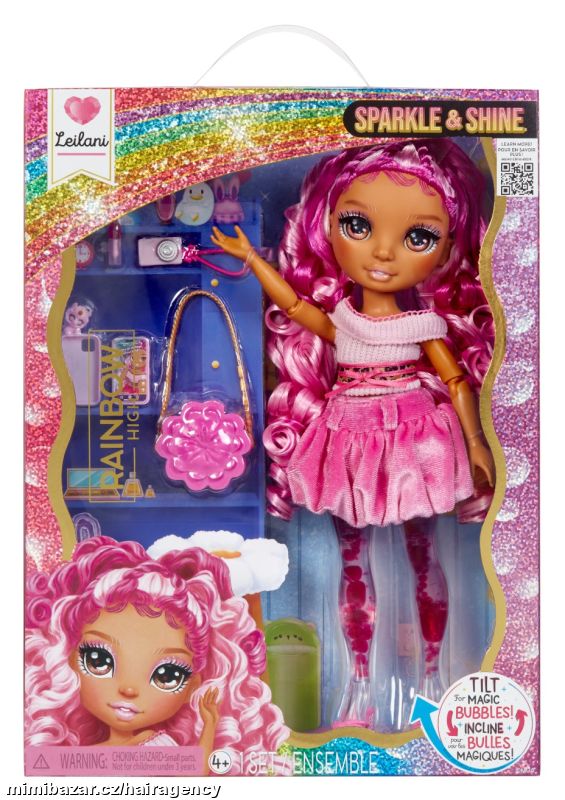 429258 RainbowHigh Sparkle&Shine Fash.panenka Pink