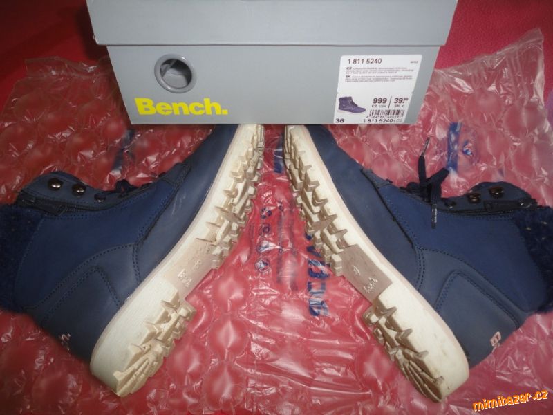Zimní, teplé boty BENCH., vel. 36, UK3