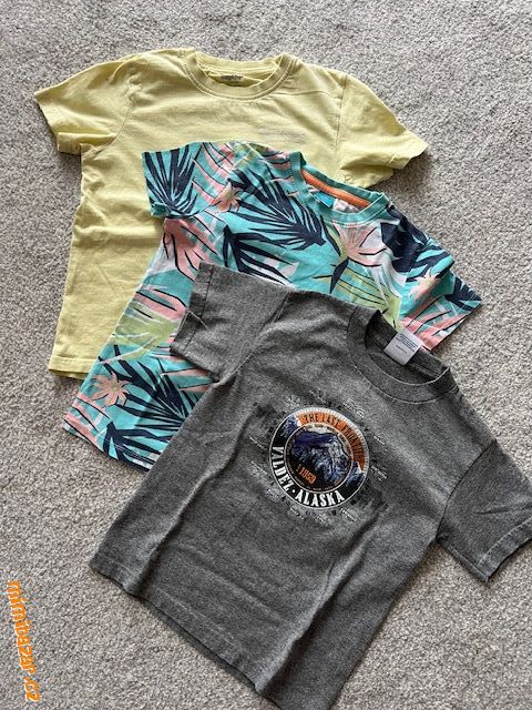 Chlapecká tríča s kr.rukávem 3ks