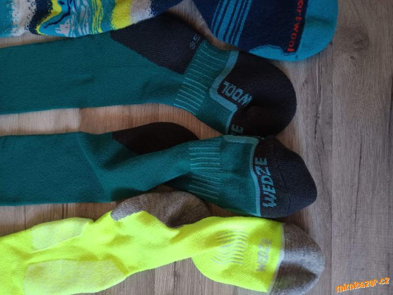 Ponožky zimní na lyže vel.35-38 Wedze