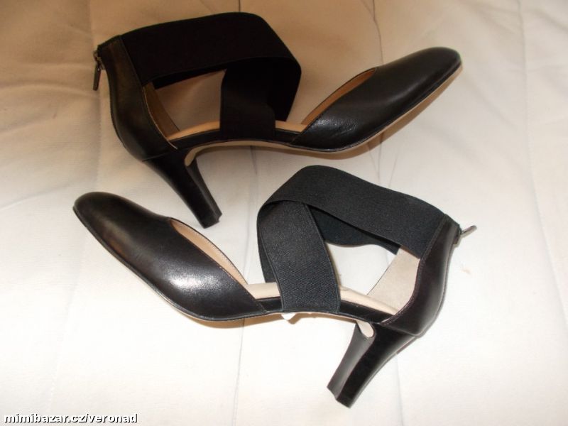 LUXUSNÍ KOŽENE LODIČKY BATA V.37 NOVE PC1399 KČ