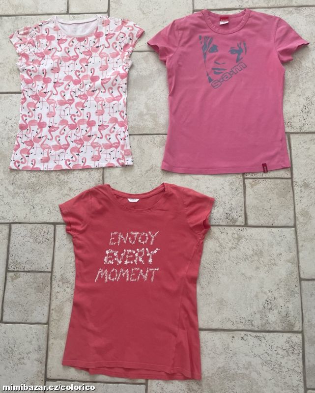 Bavlněná trička s krátkým rukávem