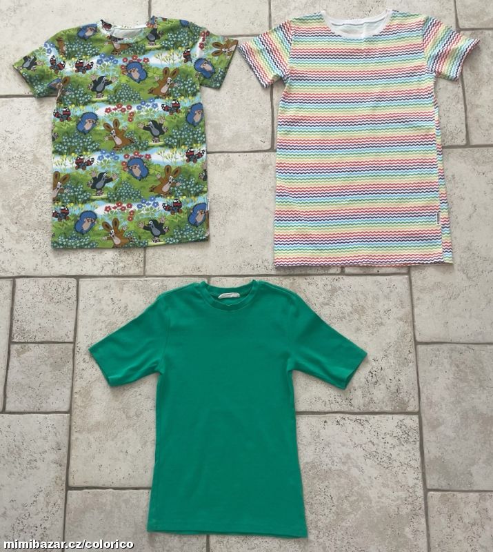 Bavlněná trička s krátkým rukávem