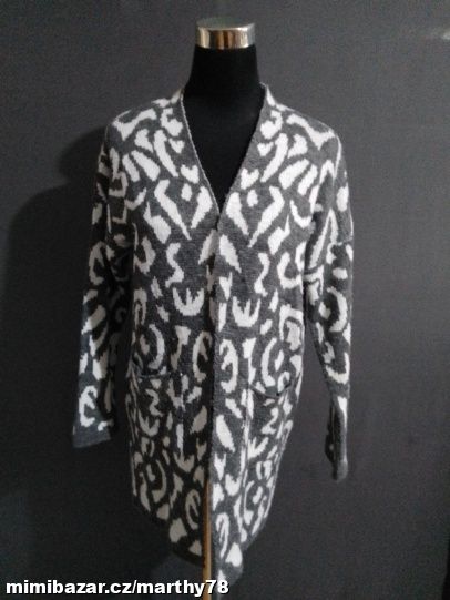 *** KRÁSNÝ DÁMSKÝ SVETR, KARDIGAN, VEL.L ***