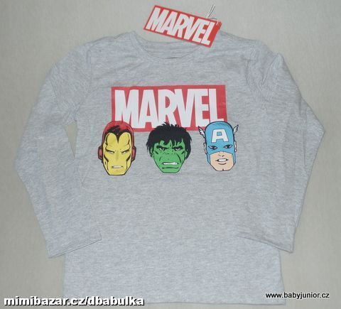 MARVEL TRIKO dlouhý rukáv