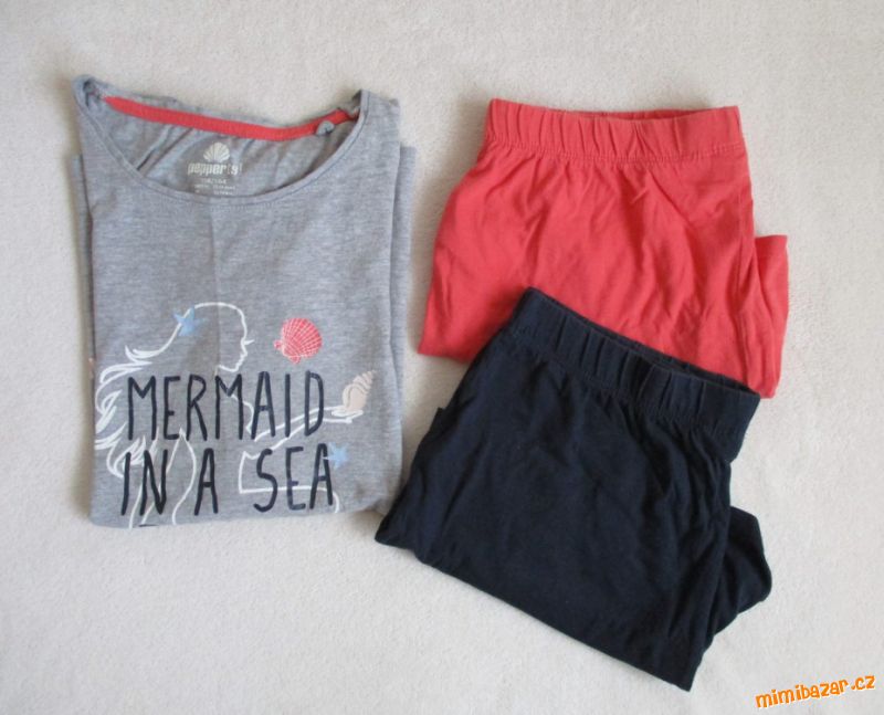 Dívčí letní pyžamo Pepperts 158 164 set 3ks