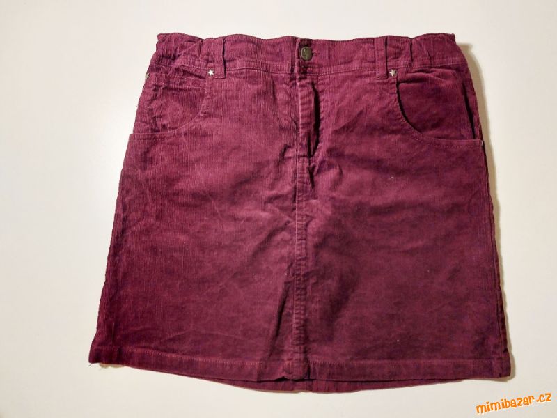 Manšestrová sukně, sukýnka