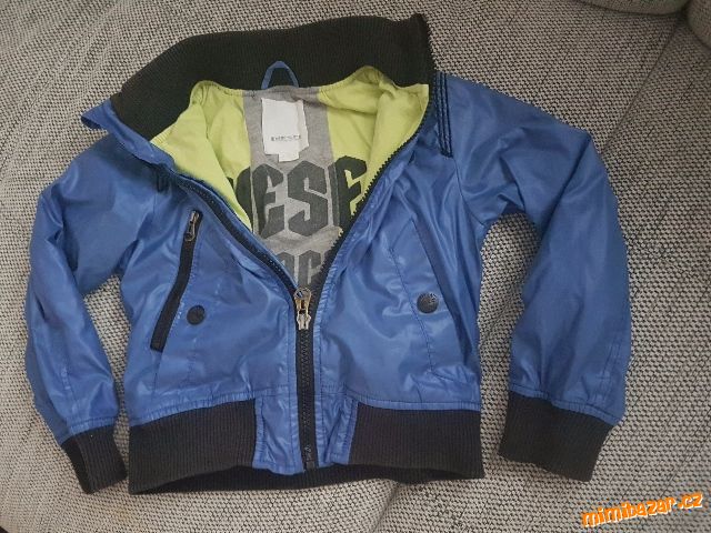 Chlapecká přechodová modrá bunda Diesel 104-110