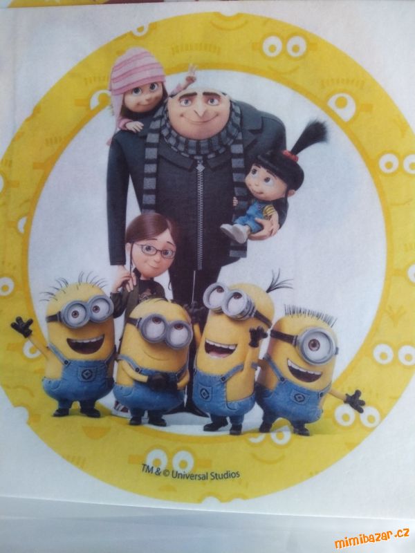 jedlý papír na dort k Mimoň