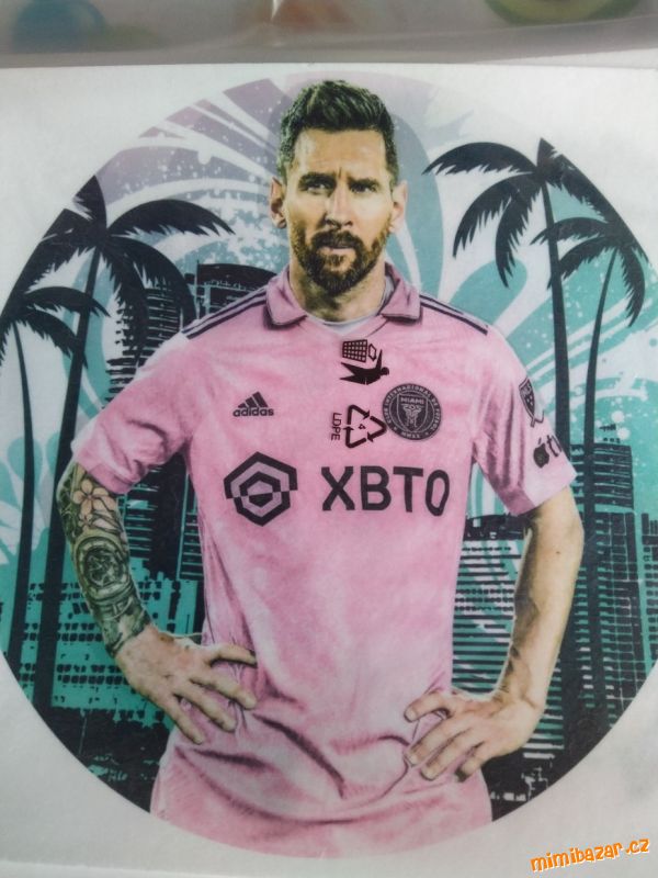 jedlý papír na dort Messi