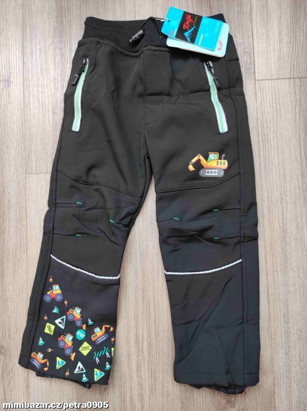 Softshellové zimní kalhoty 122