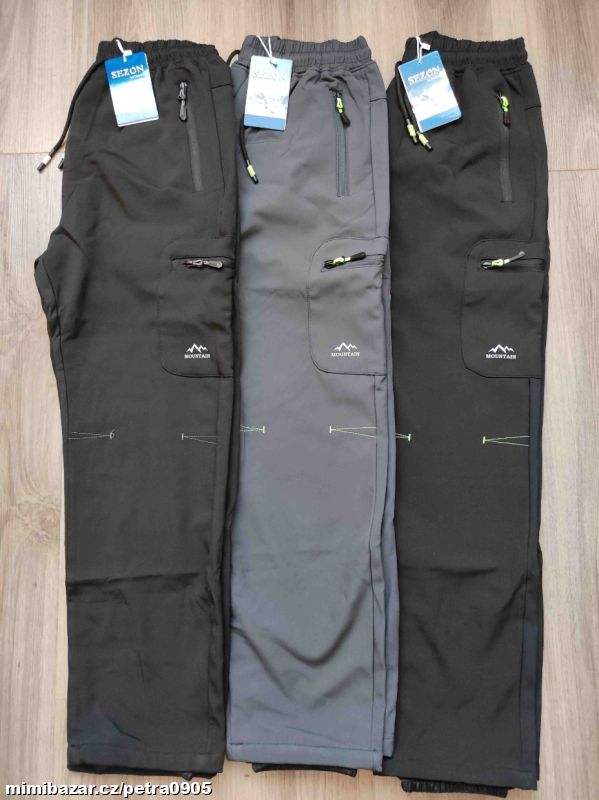 Softshellové zimní kalhoty 152, 158, 164, 170, 176