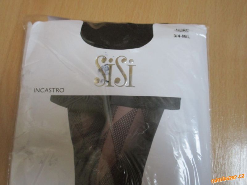 Dámské vzor. punčochové kalhoty SISI vel. 3/4, M/L