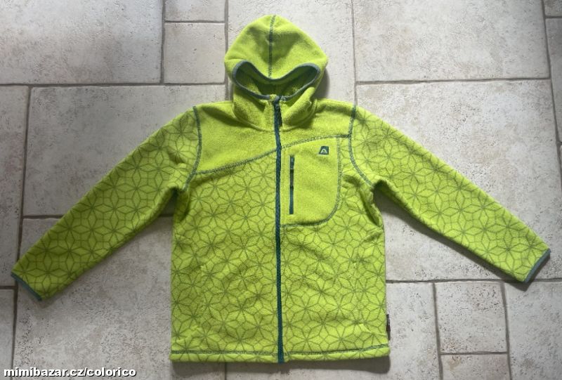 Zelená hodně teplá mikina