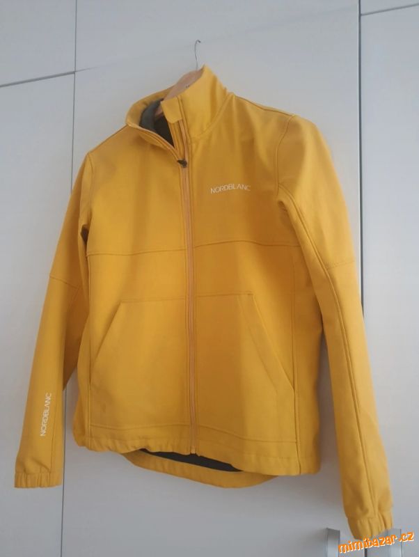 N.OVÁ Žlutá FJORD softshallová bunda Nordblanc