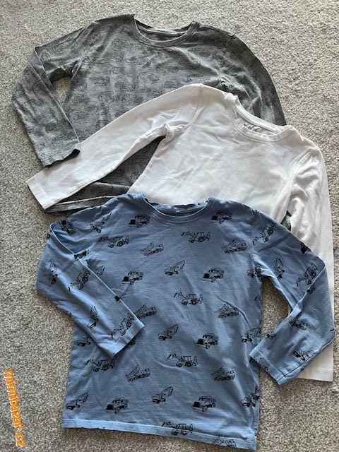 Chlapecká trička s potiskem aut 3ks