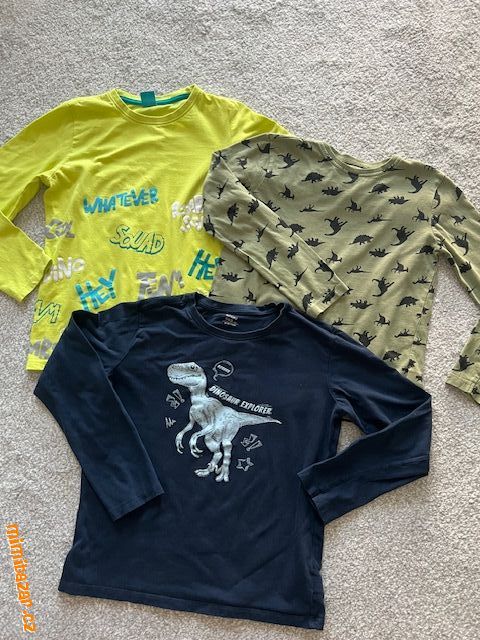 Chlapecká trička s potiskem a dinosaury