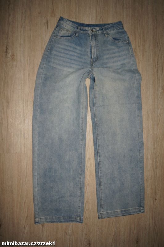 Módní široké džíny vel.S