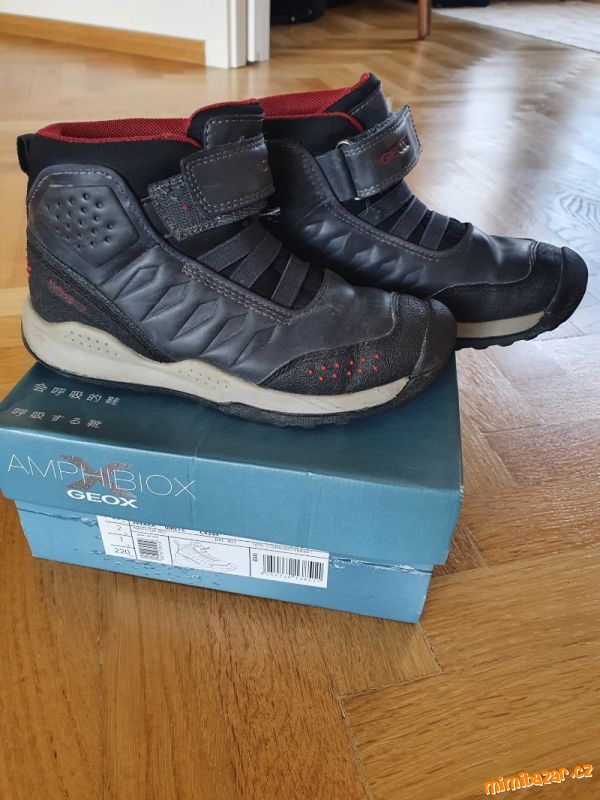 Geox kotníkové boty sneakers nepromokavé