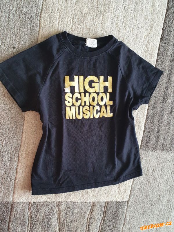 Super hudební černé triko Musical School