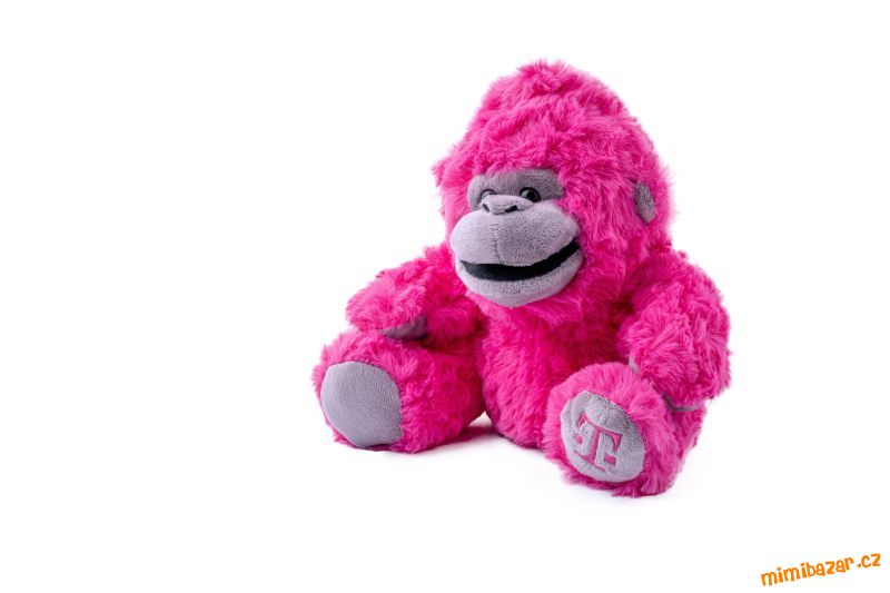 Plyšová růžová gorila/opička/gorilka
