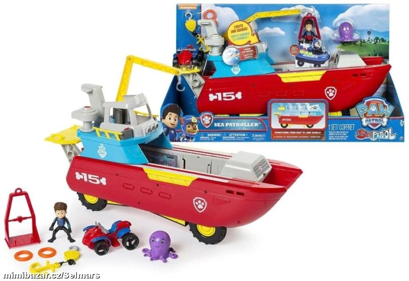 Tlapková Patrola Mořská Hlídka Interaktivní loď