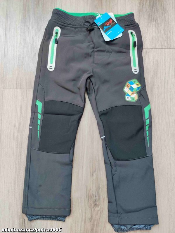 Softshellové zimní kalhoty 140