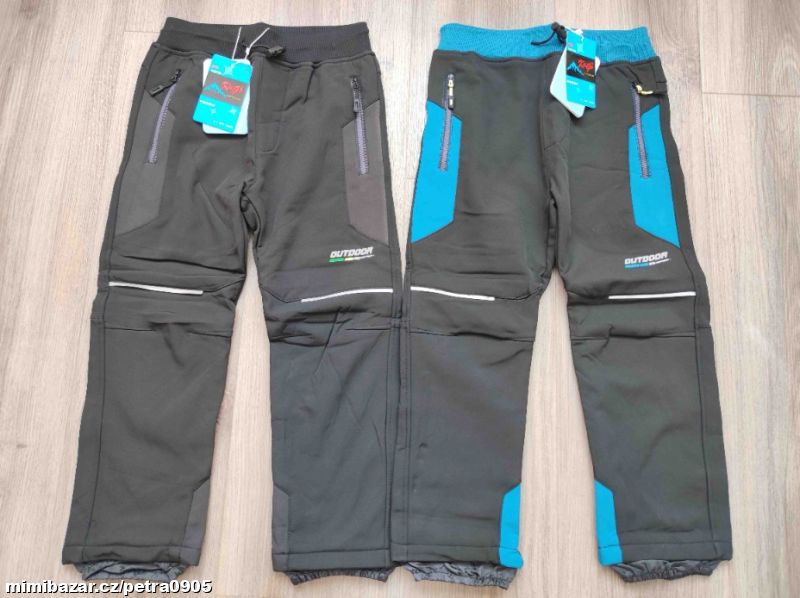 Softshellové zimní kalhoty 134