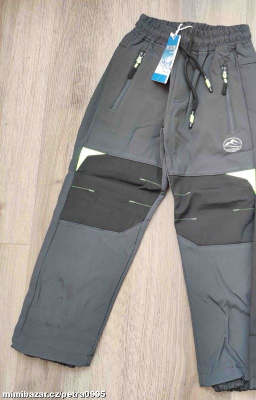 Softshellové zimní kalhoty 140