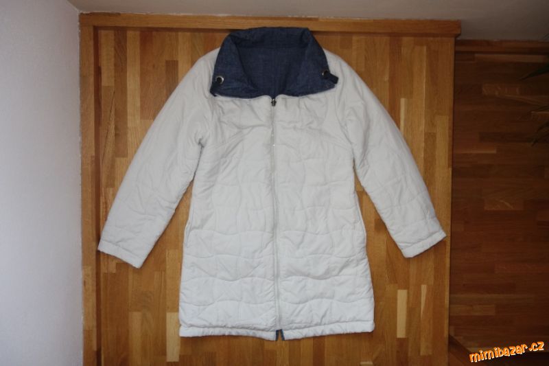 Dámská oboustranná bunda/kabát podzim/zima vel. L