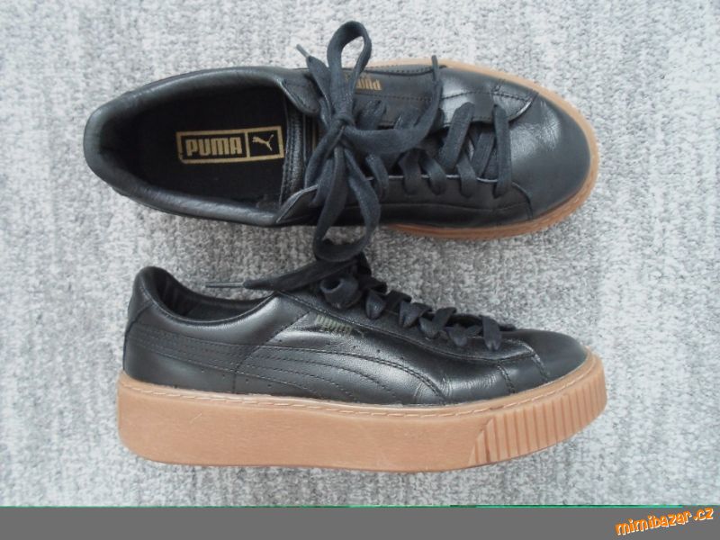 Černé boty tenisky botasky Puma