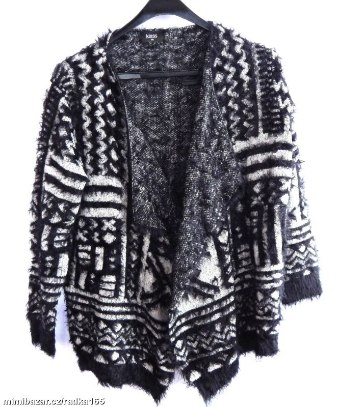 Heboučký teplý cardigan vel.48/50