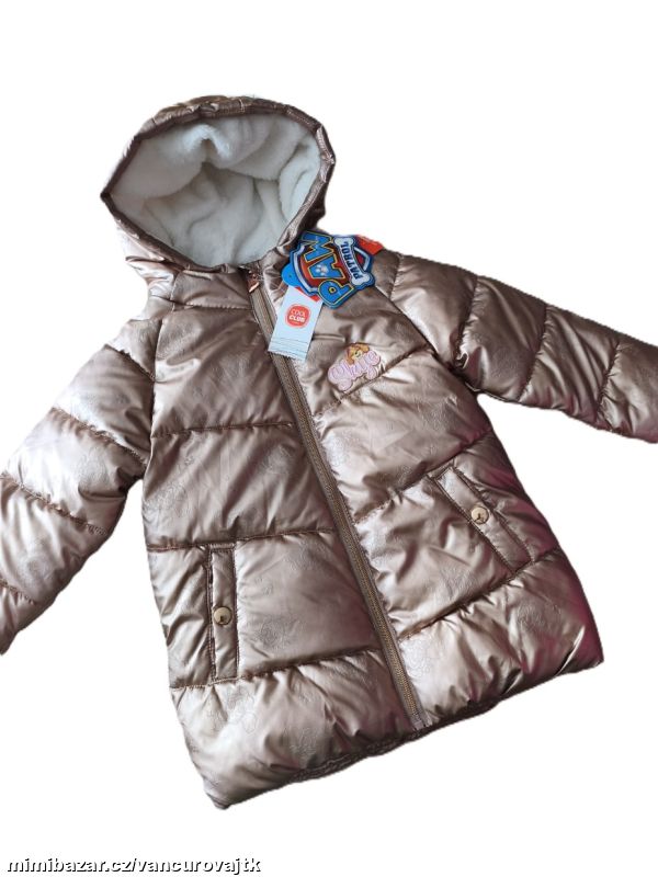 KRÁSNÁ DÍVČÍ ZÍMNÍ HŘEJIVÁ BUNDA SE SKYE - PAW PAT