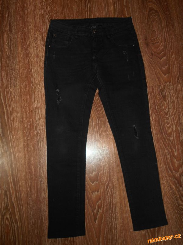 dámské elastické dřené rifle džíny Esmara 38