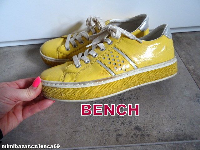 KOŽENÉ TENISKY BENCH