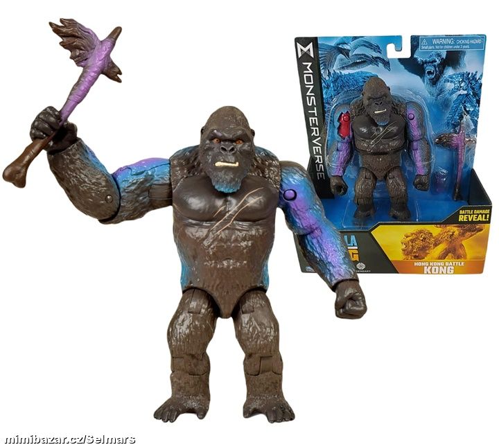 Godzilla vs Kong Hong Kong Battle Figurka 15 cm