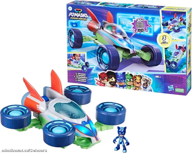 PJ Masks Pyžamasky Explorer Vozídlo Ponorka Efekty
