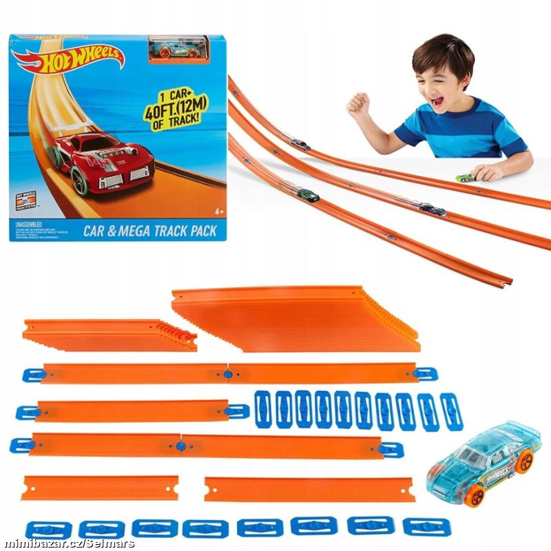 Hot Wheels Mega balení drah pro rozšíření 12 metrů