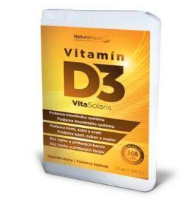 VITAMÍN D3 - VitaSolaris , NaturaMed, 360 tablet