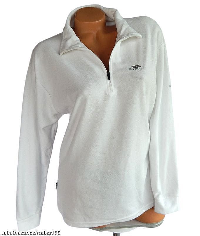 Bílá flees mikina vel.L