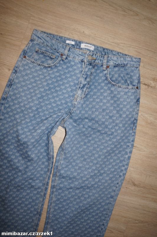BUROCS široké módní pánské džíny W33 L32 vel.L