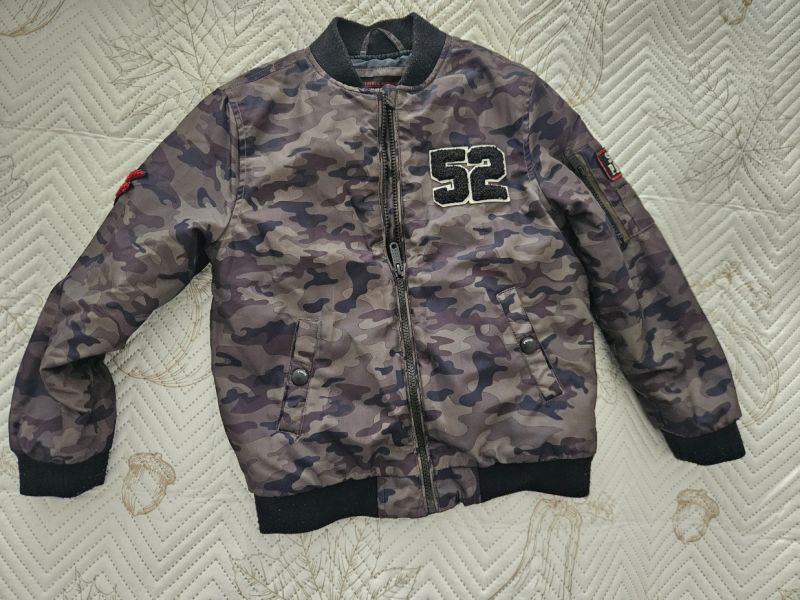 Bumber/ zimní bunda pro kluka maskáčová