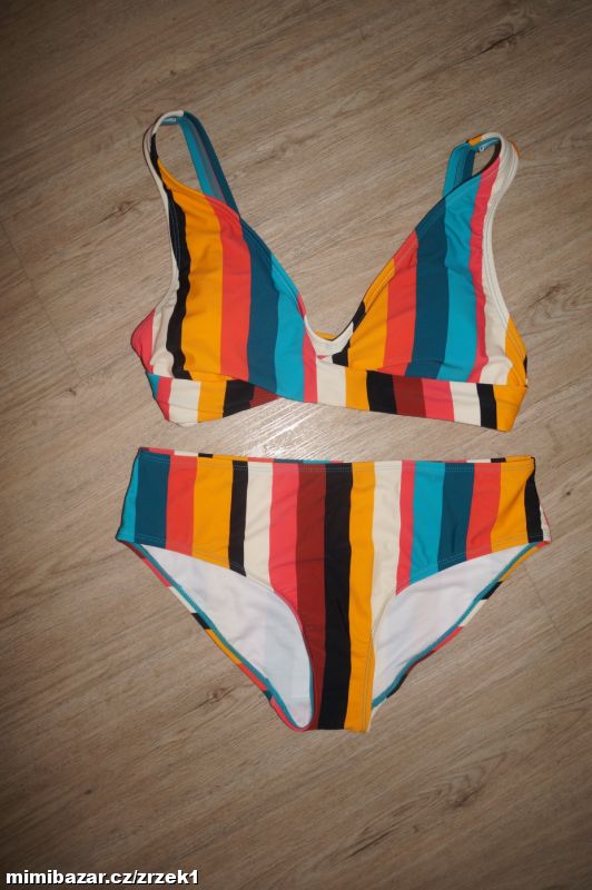 Bonprix pruhované dvoudílné plavky vel.40/L