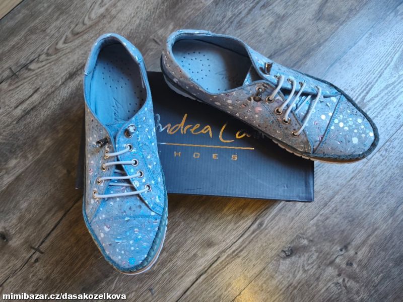 Luxusní celokožené tenisky Andrea Conti v.38 + 39 + 40