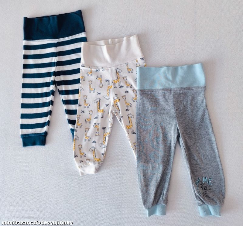 3pack tepláčky s vysokým pasem
