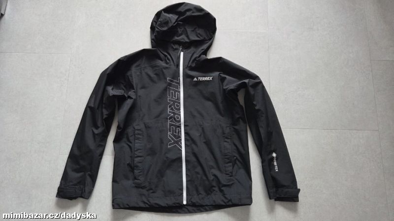 Pánská černá goretex bunda Adidas Terrex 2L vel. M