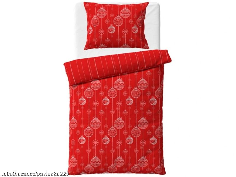 Bavlněné povlečení Vánoční Ozdoby