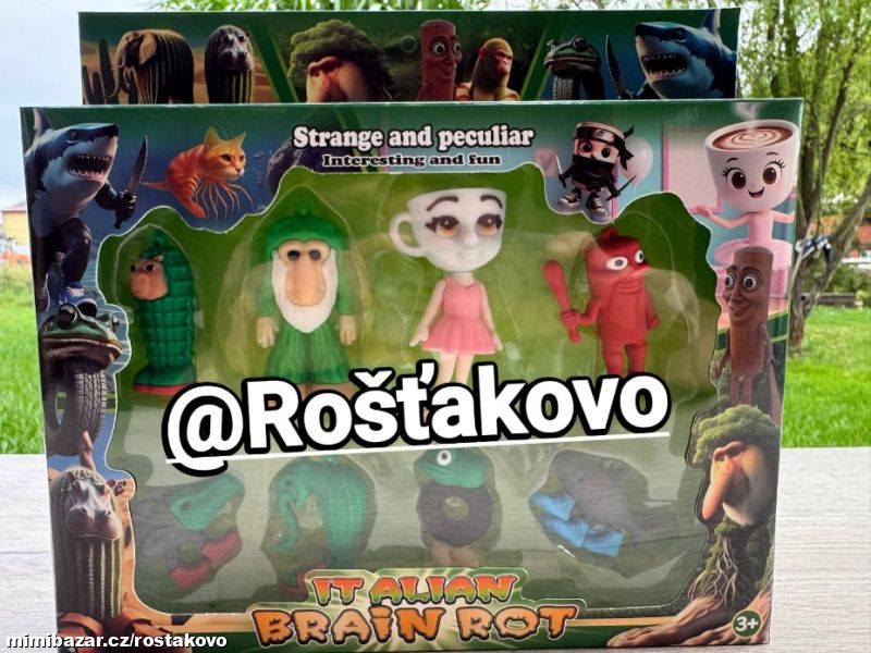 Figury Labubu a Italian Brain Rot